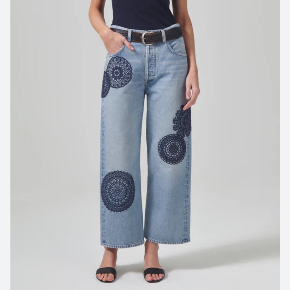 Citizens of Humanity Crochet Gaucho High Waist Jeans